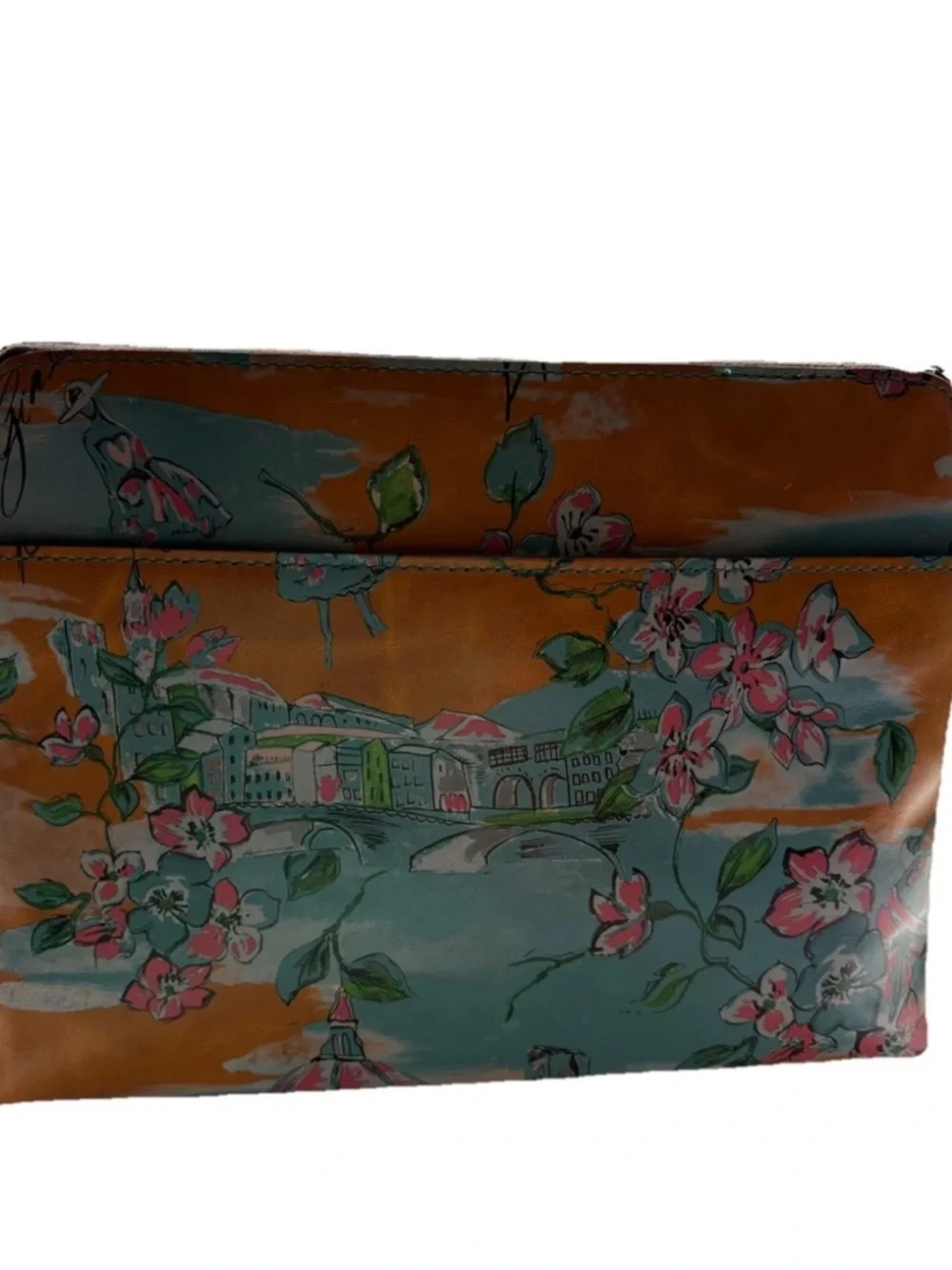 NWT $189 Patricia Nash Beautiful Girl Avellino Floral Crossbody Bag - Picture 4 of 4